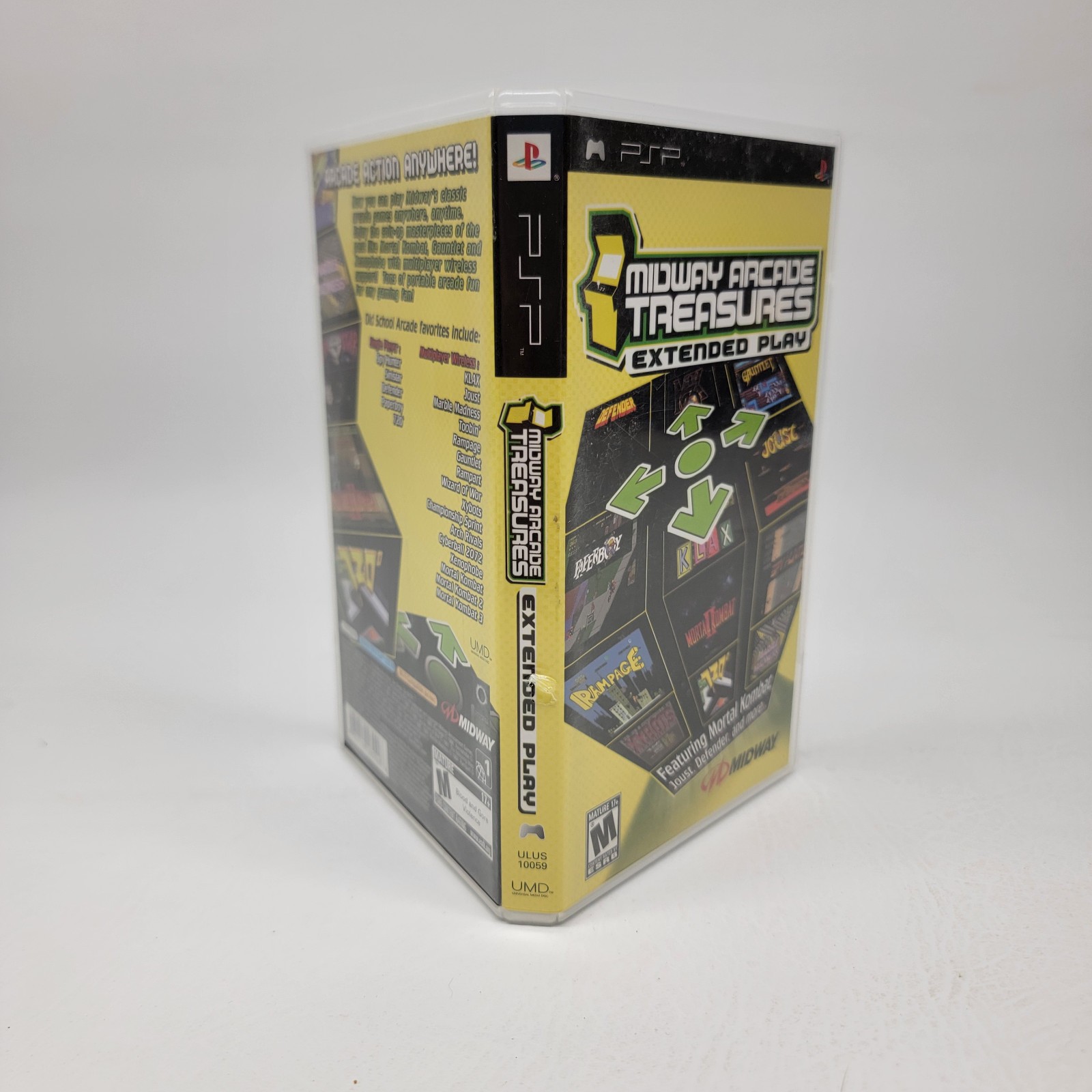 Midway Arcade Treasures Extended Play (Sony PSP, 2005) – Complete w/ Manual
