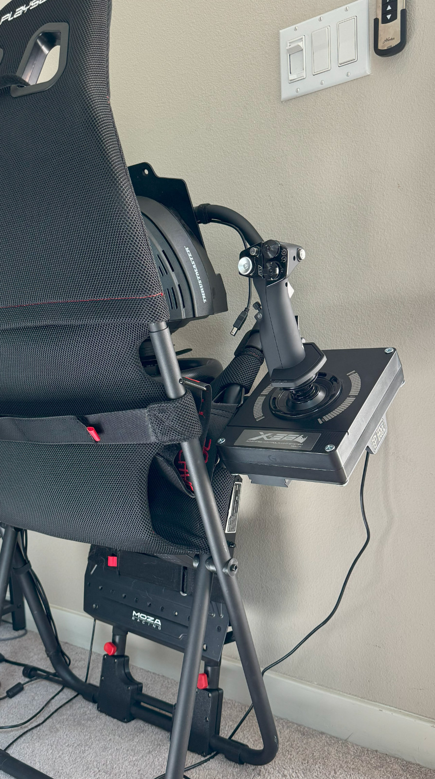 HOTAS Mounting Bracket for Playseat Challenge or Challenge X Logitech