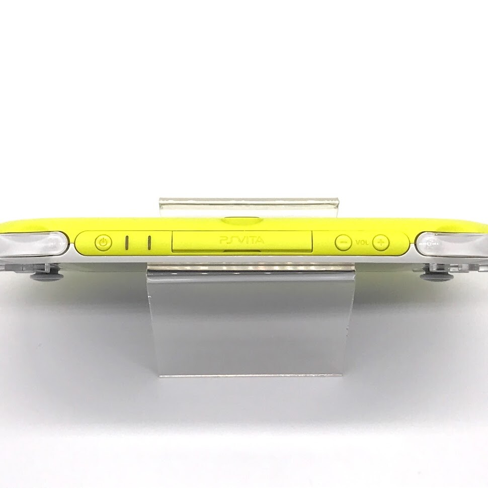SONY PS Vita PCH-2000 Slim Lime Green White Wi-Fi LCD w/ Charger “Mint”