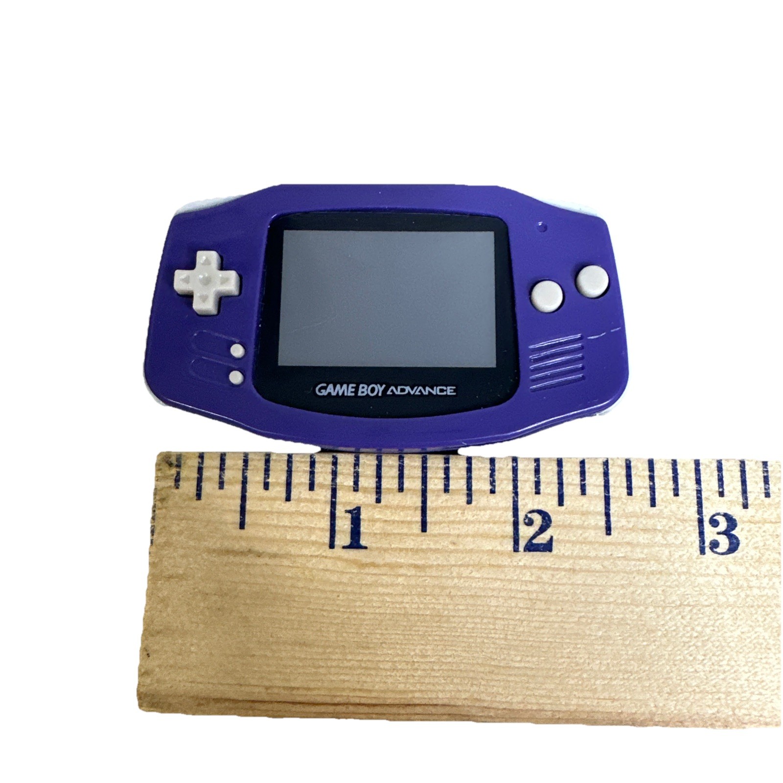 Nintendo Game Boy Advance Mini Clip Keychain Purple Indigo VTG Toy MISSING CHAIN