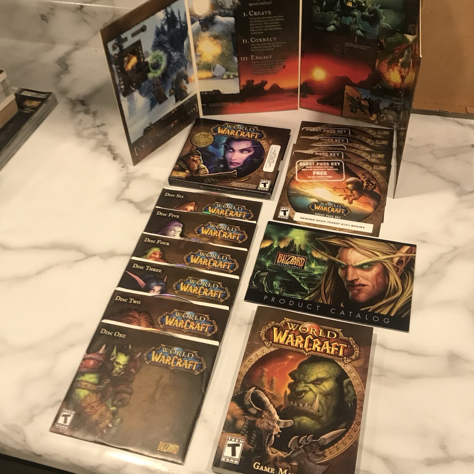 Warcraft Video Game BULK Lot Game Manuals Strategy Guides & More