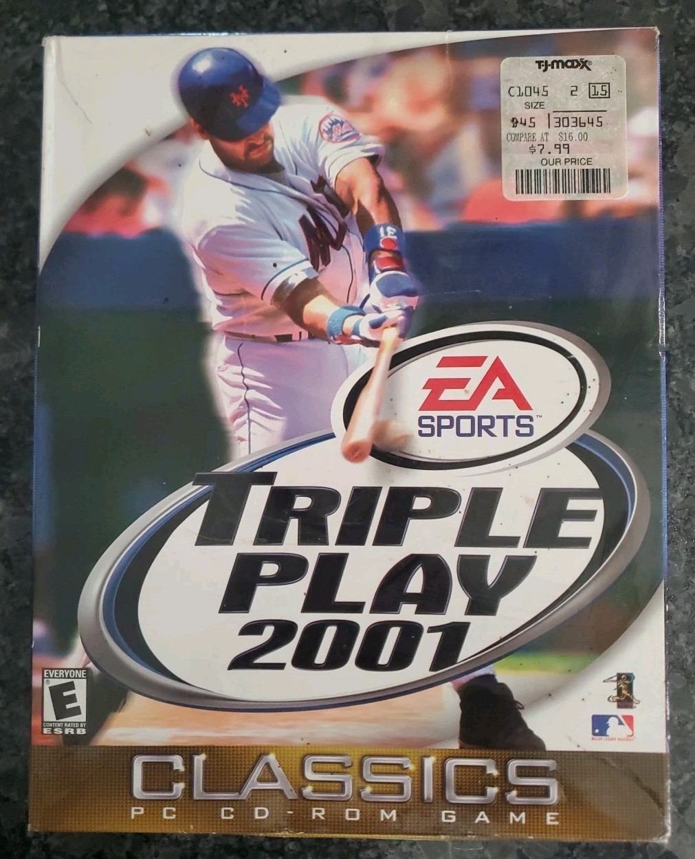 EA Sports Triple Play 2001 Game (PC, 2000) Big Box New Sealed Windows 95 98 Req