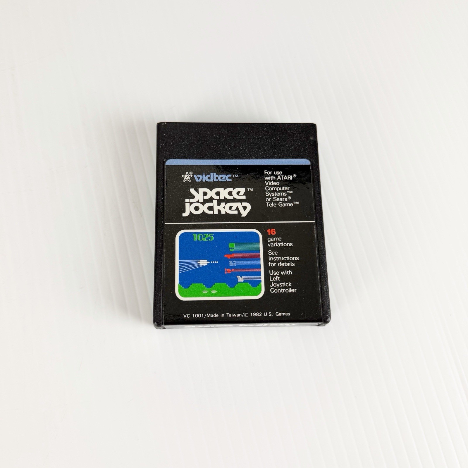 Vintage 1982 Vidtec Space Jockey Atari 2600 Video Game Only