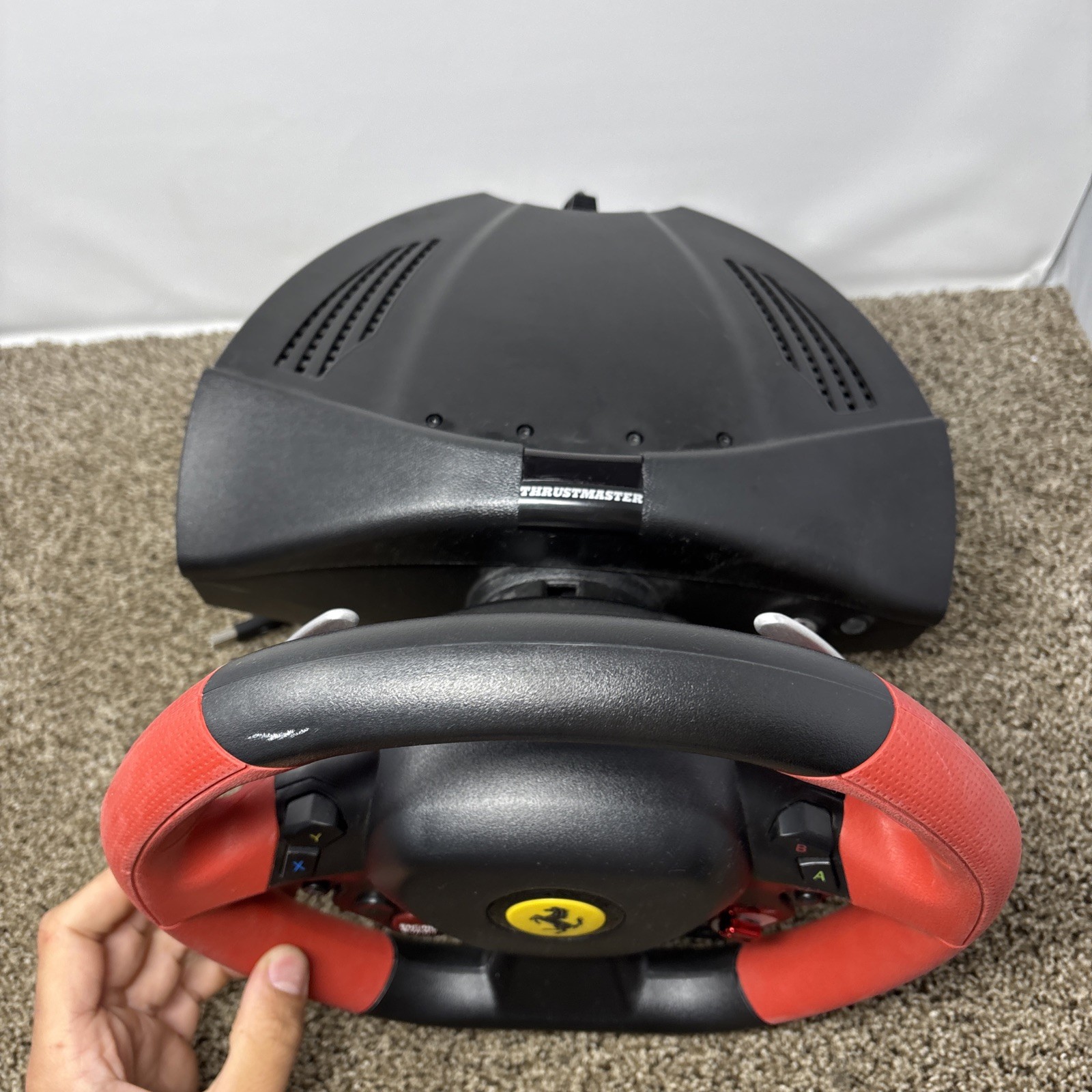 Thrustmaster Ferrari 458 Spider Racing Wheel Xbox One Series X S NO PEDALS Wheel