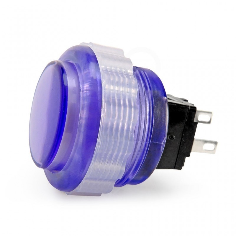Seimitsu PS-14-DN-K 24mm Translucent Screw-In Arcade Button – Japanese Style