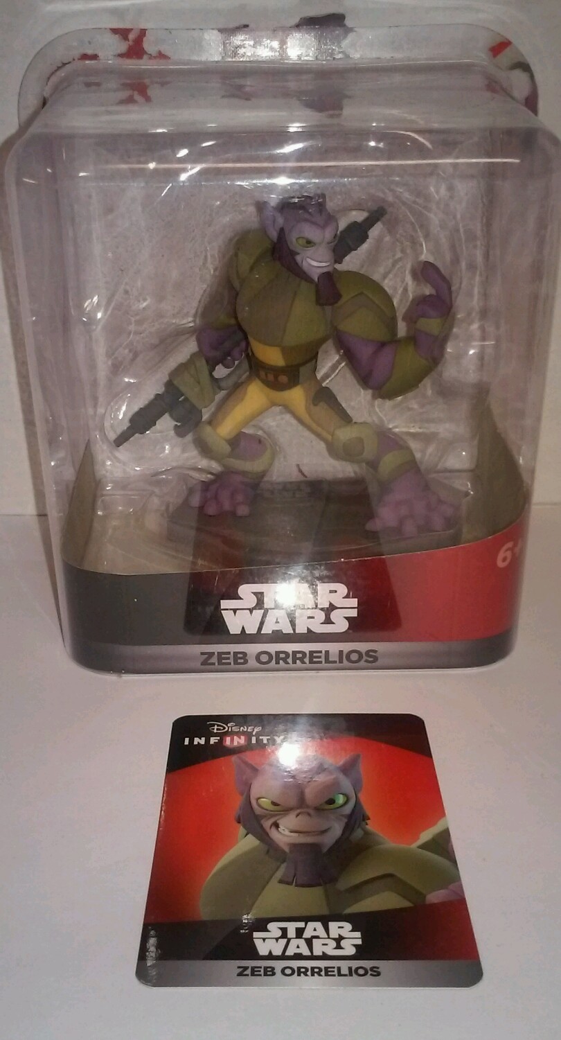 DISNEY INFINITY 3.0 ZEB ORRELIOS NEW OUT OF PACKAGING WITH WEBCODE CARD