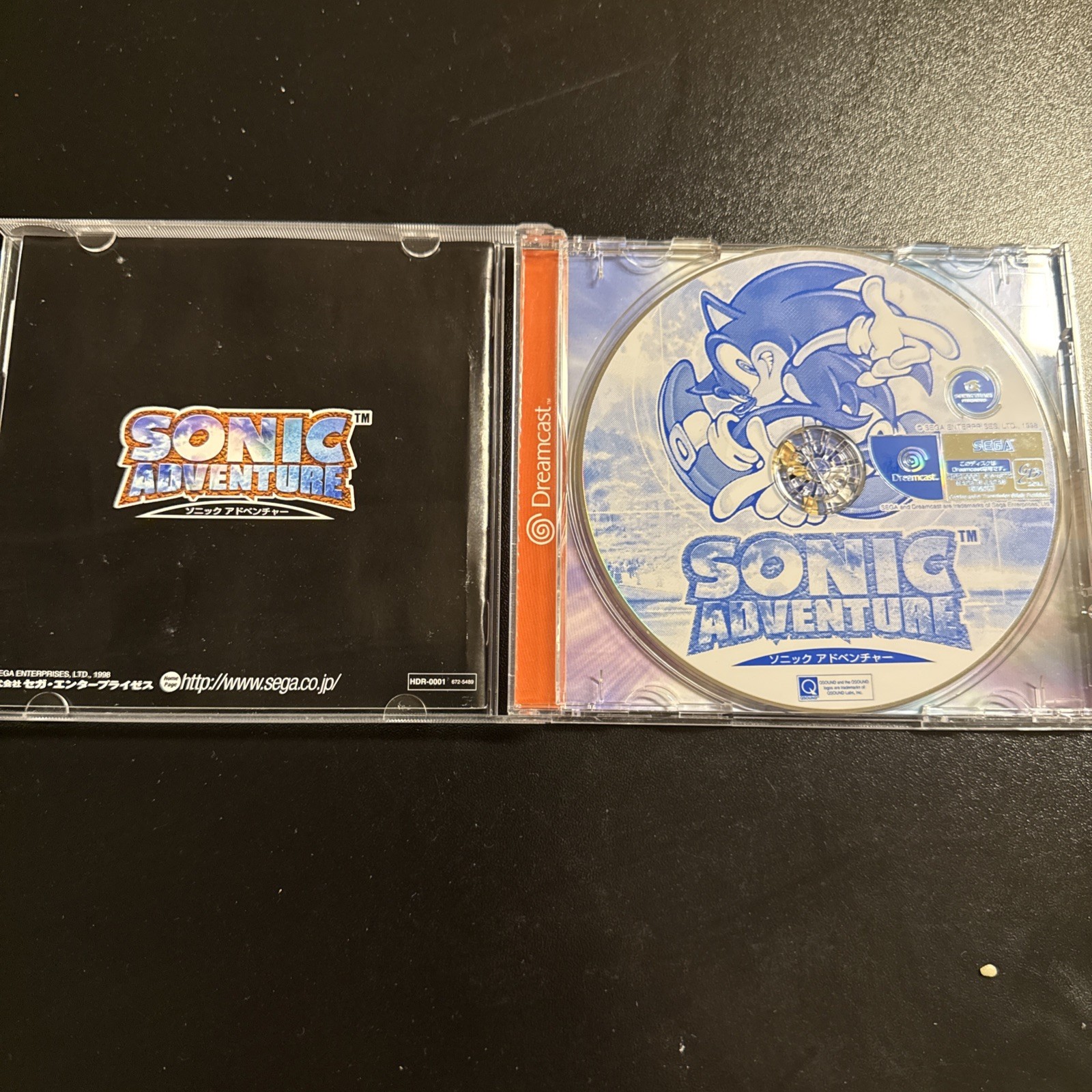 Sonic Adventure Sega Dreamcast 1998 Japanese Version HDR-0001 Japan