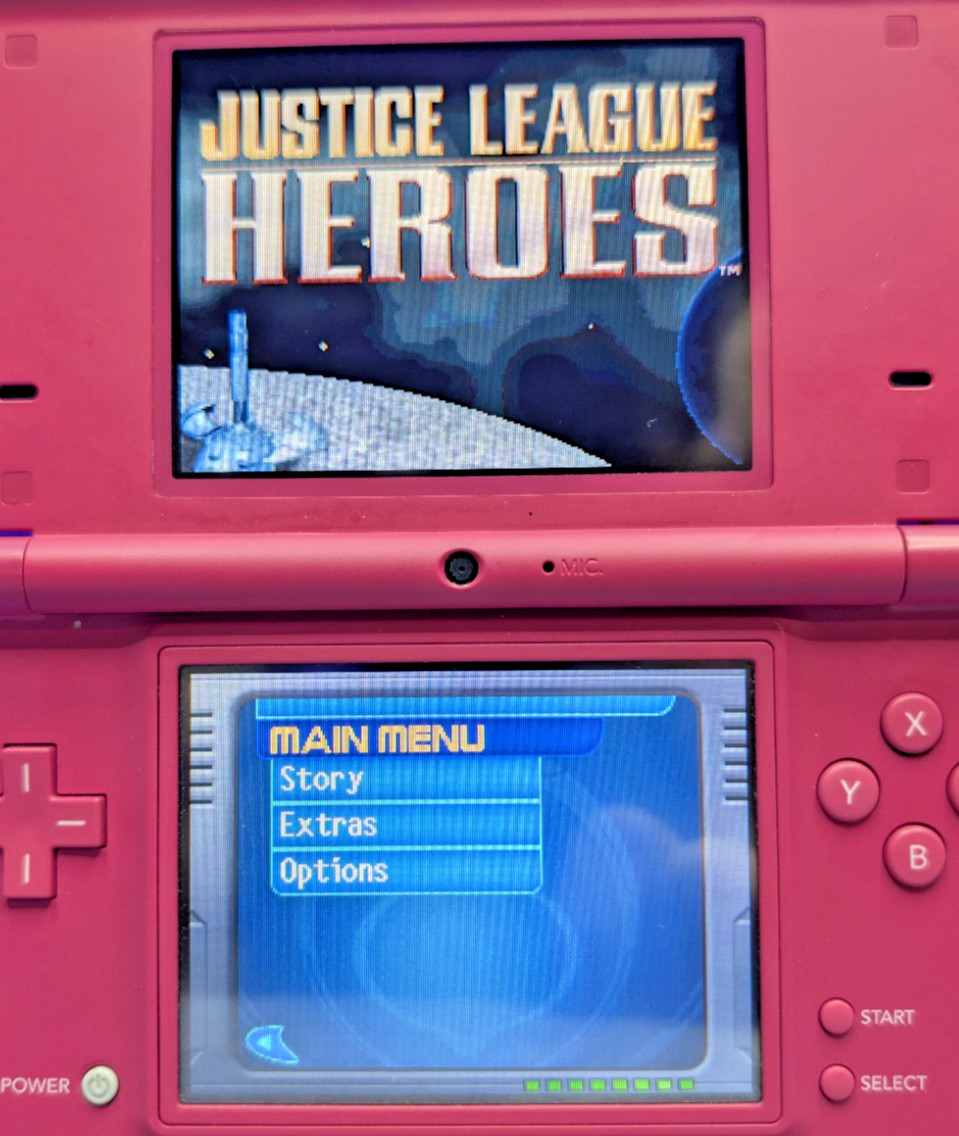 Justice League Heroes (Nintendo DS, 2006) DC Comics CIB Complete