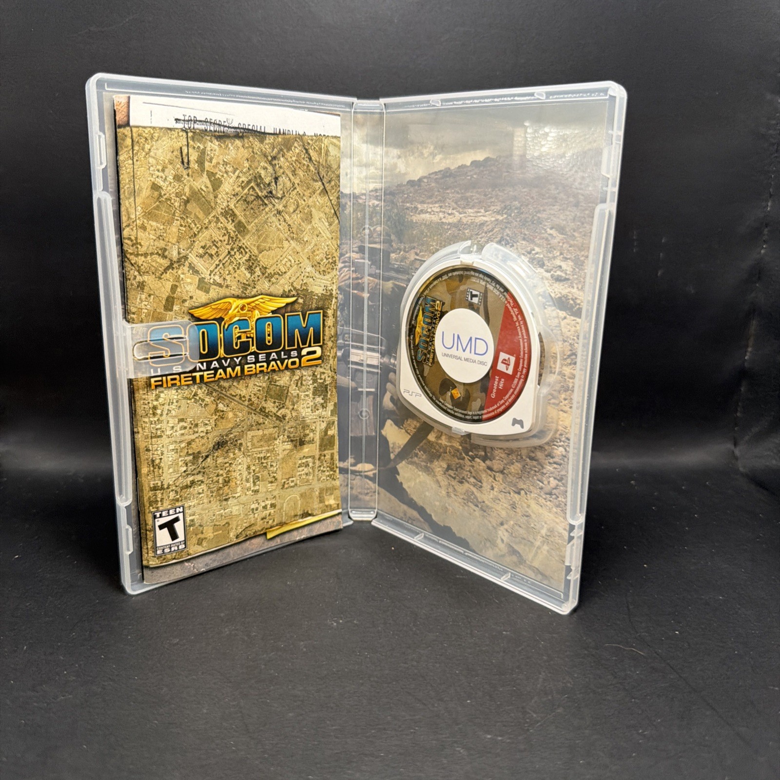 SOCOM: U.S. Navy SEALs Fireteam Bravo 2 (Sony PSP) Grst. Hits Complete CIB