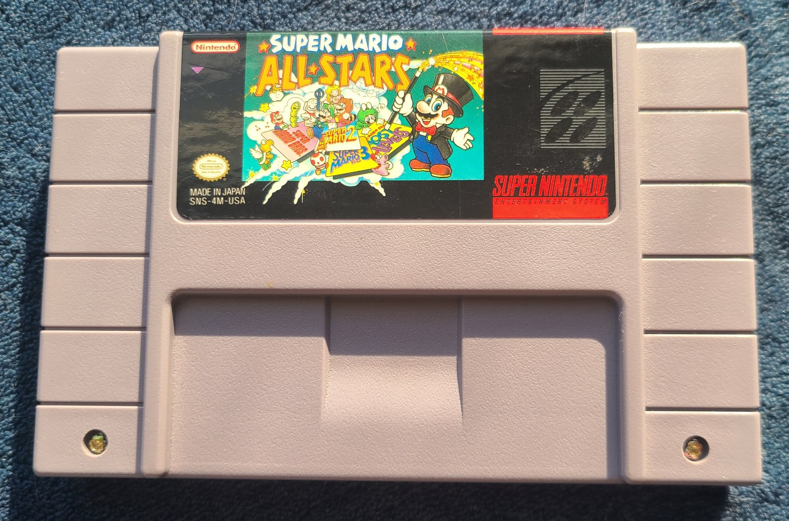 Super Mario All-Stars (Super Nintendo Entertainment System, 1993) Cart Only Auth
