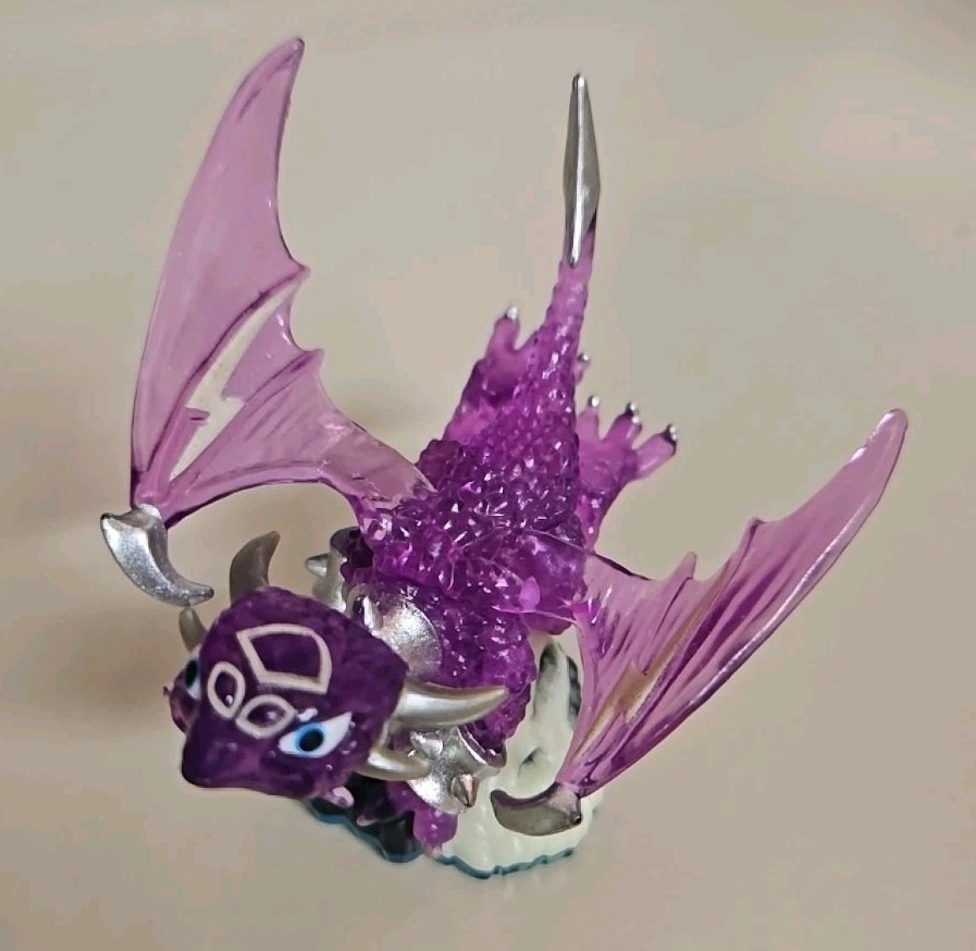 Skylanders Swap Force Phantom Cynder Purple Dragon Figure