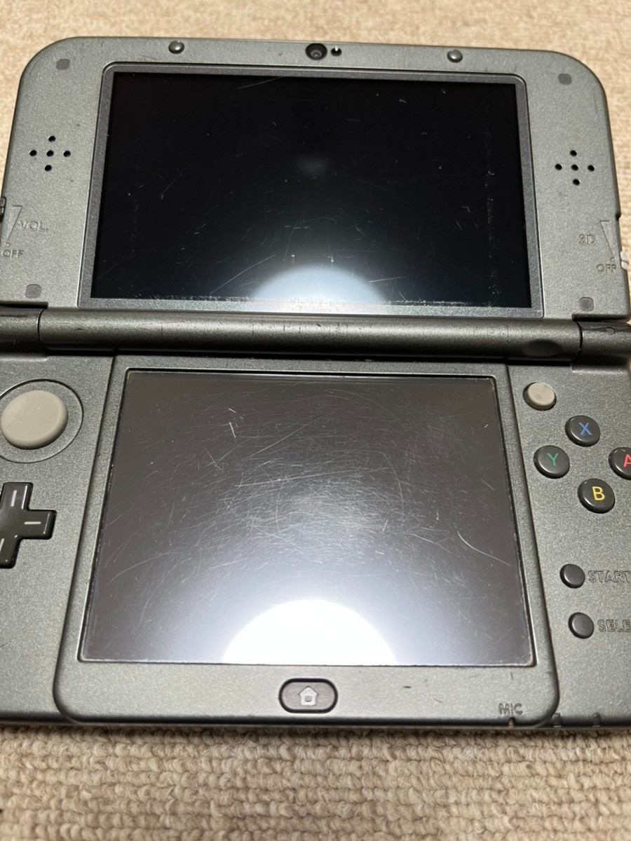New 3DS LL XL Metalic black Japan Nintendo Console region Japanese B36