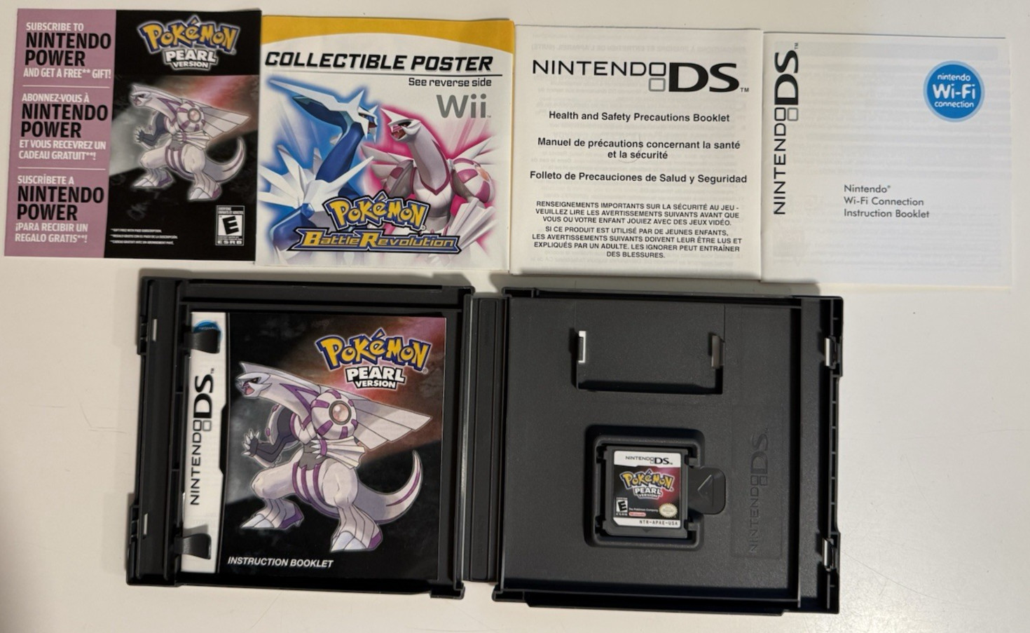 Pokemon DS – Platinum Diamond Pearl Bundle CIB Complete In Box Authentic Tested