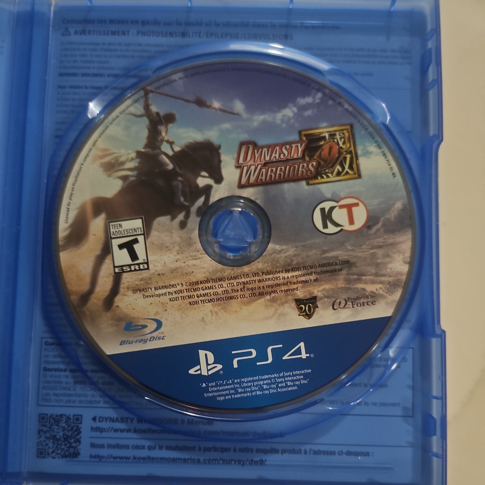 Dynasty Warriors 9 (Sony PlayStation 4, 2018) Ps4 Ps5 Compatible