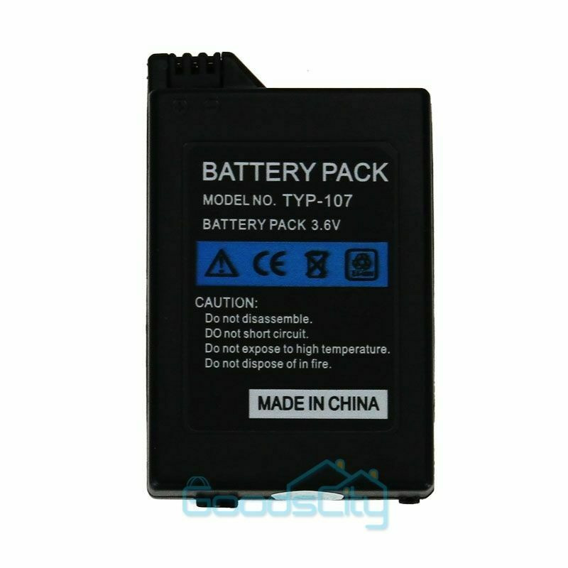 2x 3600mAh 3.6V Rechargeable Battery for PSP 2000/2001/3000/3001/3003 +Charger