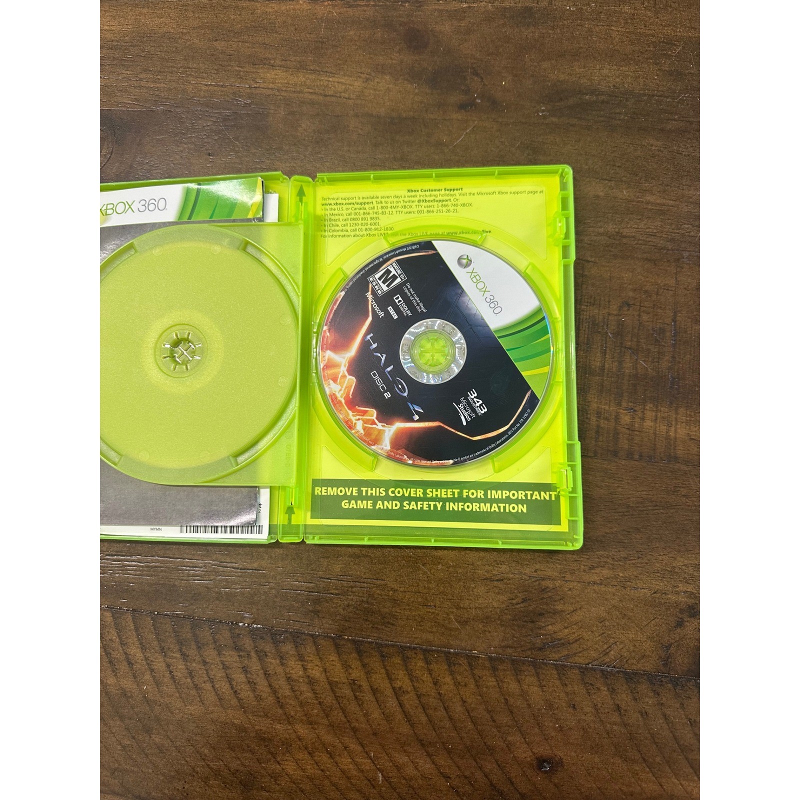 Halo 4 Microsoft Xbox 360 Video Game 2-Disc Set with Manual 343 Industries NTSC