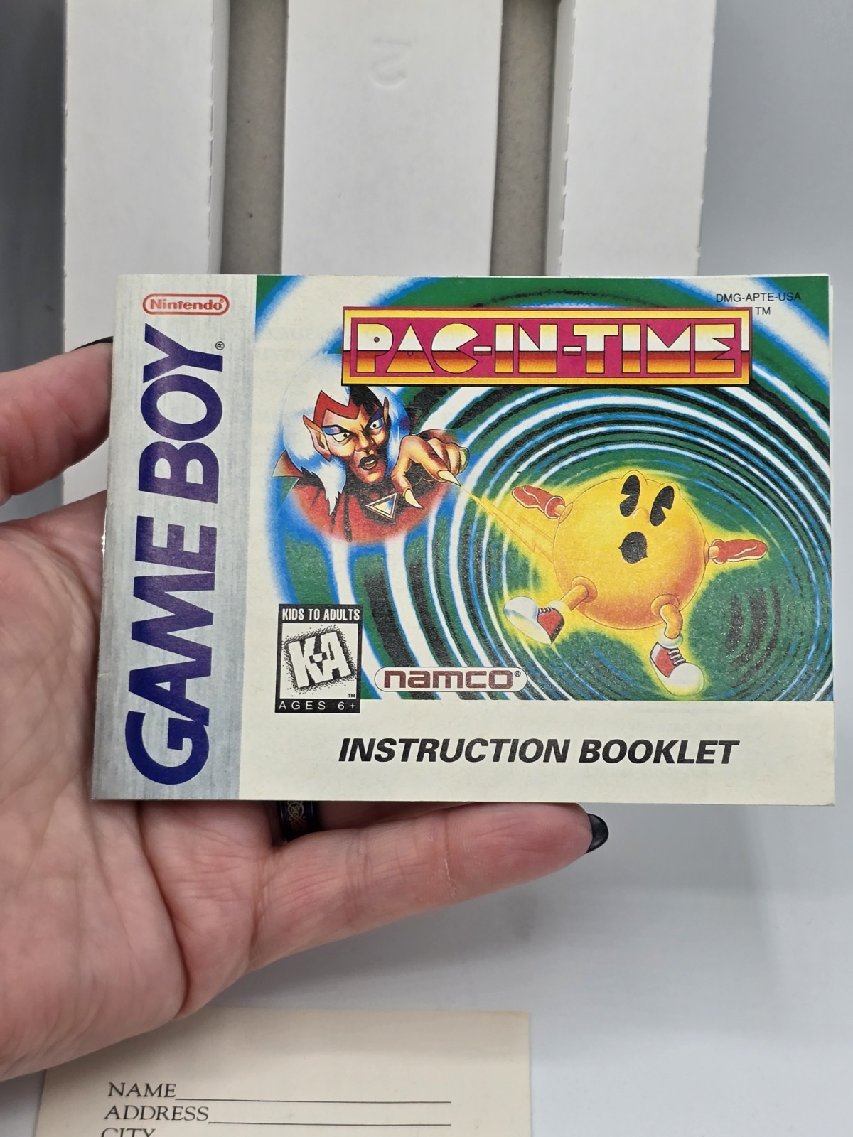 Pac-In-Time OG Game Boy Advance CIB Tested Sharp Corners CLEAN! *CCGHouse* VD