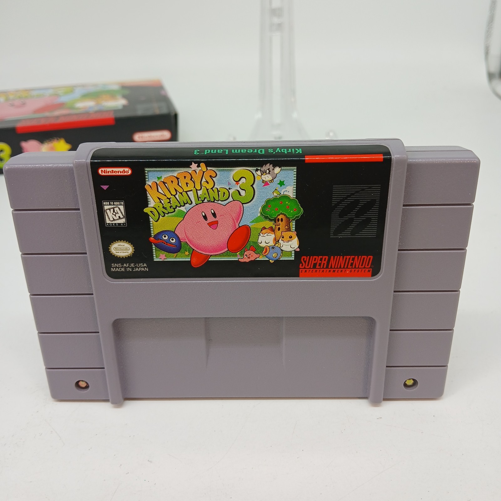 Kirby’s Dream Land 3 Complete In Box Very Good Condition Super Nintendo 1997 CIB