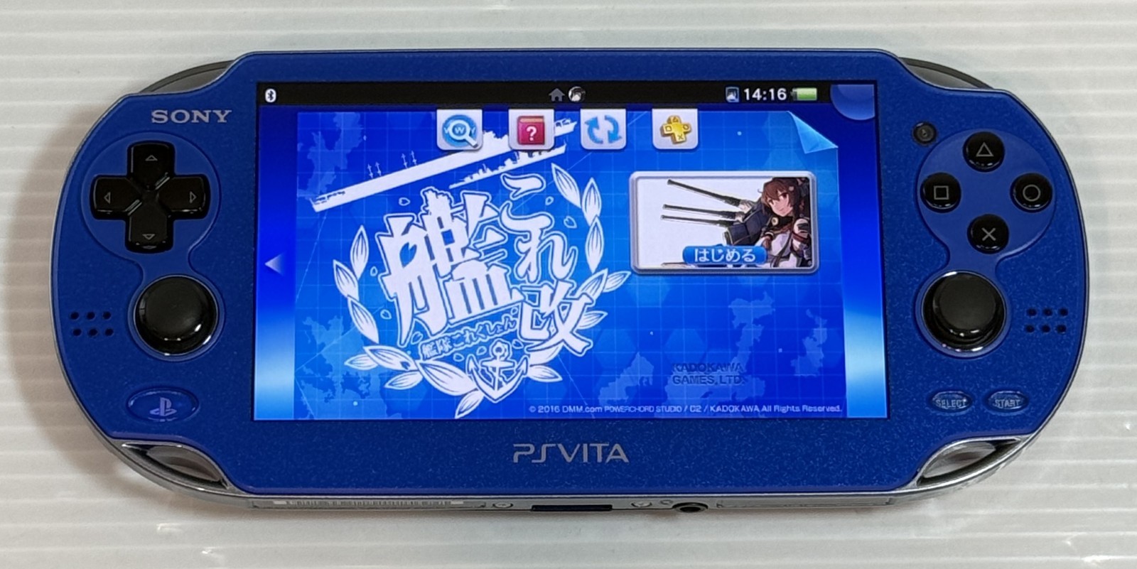 Sony PS Vita PCH-1000 PCH 1000 Console Sapphire Blue w/32GB, Pouch – Excellent+