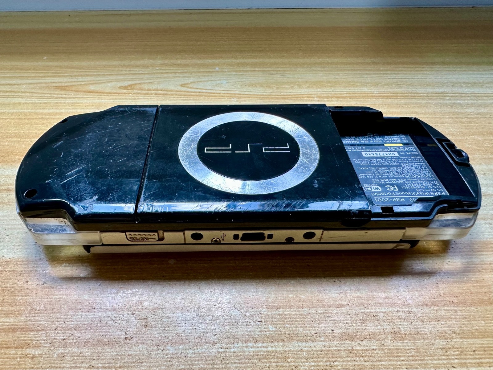 Sony PlayStation PSP 2001 Piano Onyx Charcoal Black Handheld System Console