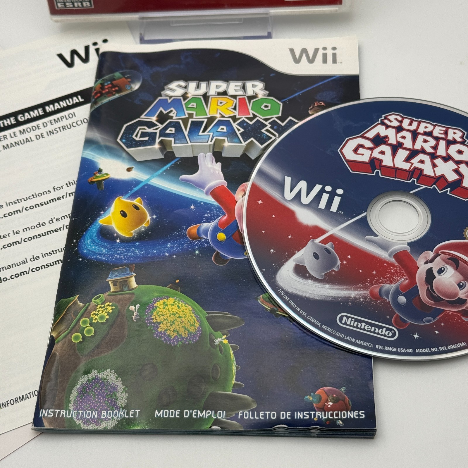 Super Mario Galaxy (Nintendo Selects Wii, 2011) CIB Complete Tested