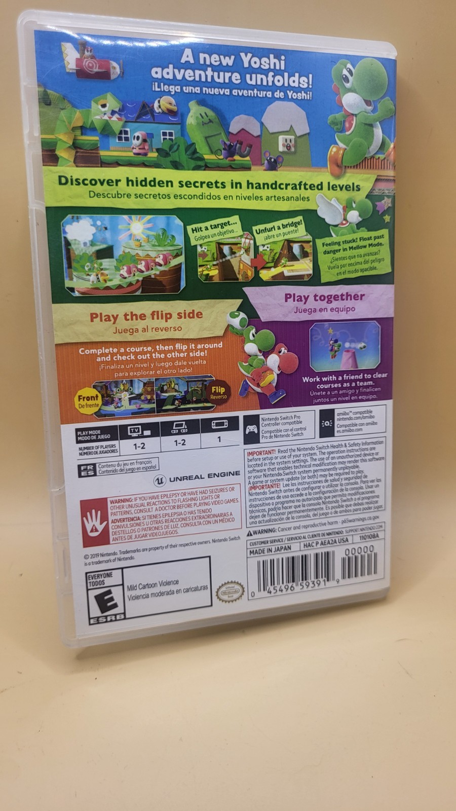 Yoshi’s Crafted World Nintendo Switch Tested And Works