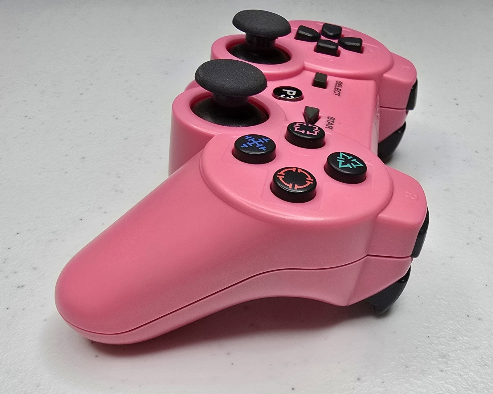 PS3 PLAYSTATION 3 Generic Pink Controller Untested No Cord -1728