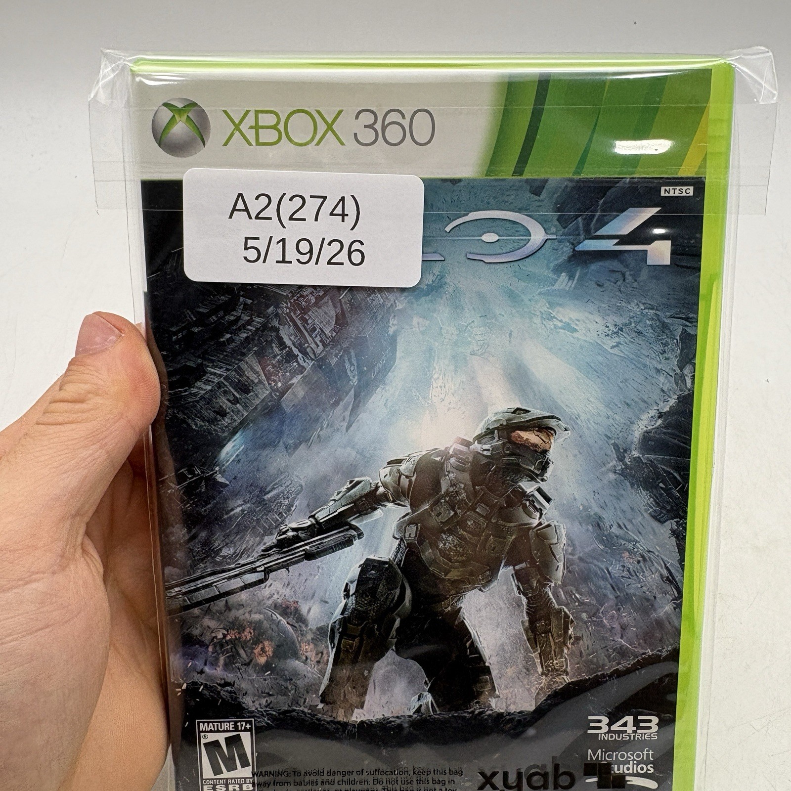 Halo 4 Xbox 360 Complete w/ Manual Tested