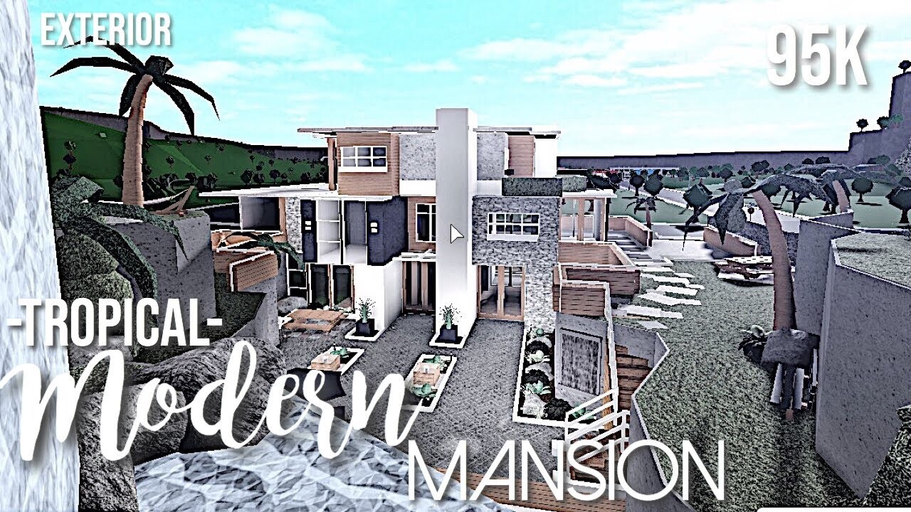 BLOXBURG ROBLOX CUSTOM MANSION !FAST AND DETAILED BUILDER FOR CHEAP PRICE