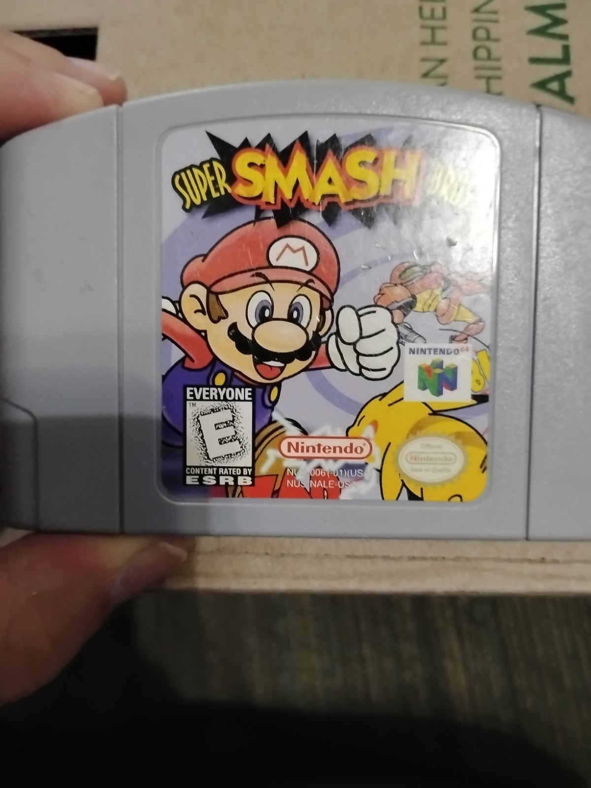 N64 Game- Super Smash Bros. Authentic