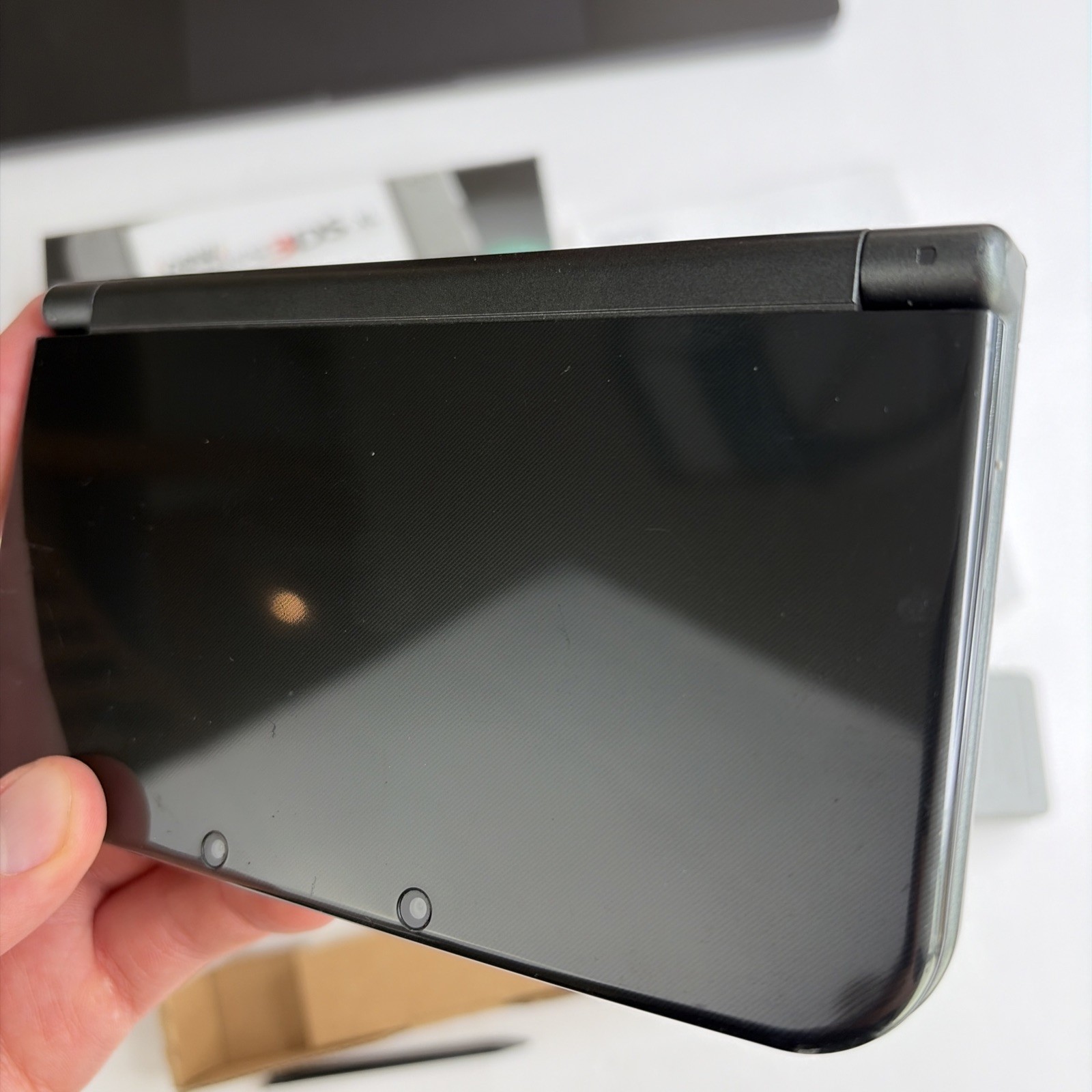 Nice! Nintendo New 3DS XL Black Complete Box W Charger Stylus US Model