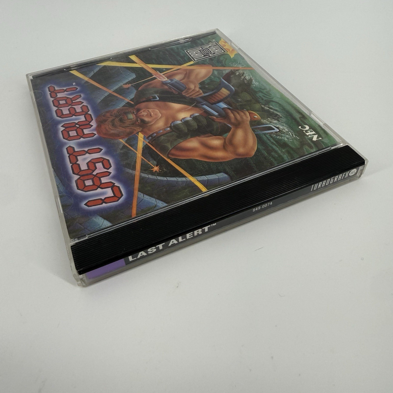 Last Alert • TurboGrafx-CD • UNTESTED • Fast Shipping! • TubroGrafx-16 • NEC
