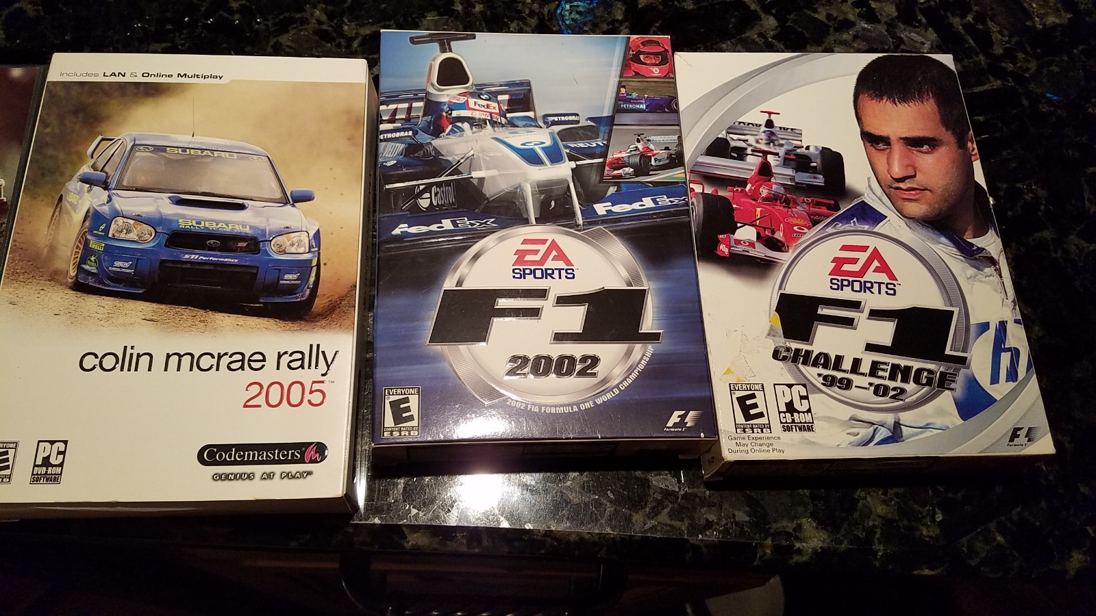 5 EA Sports Colin McRae Rally / F1 ’99-’02 PC-CD ROM