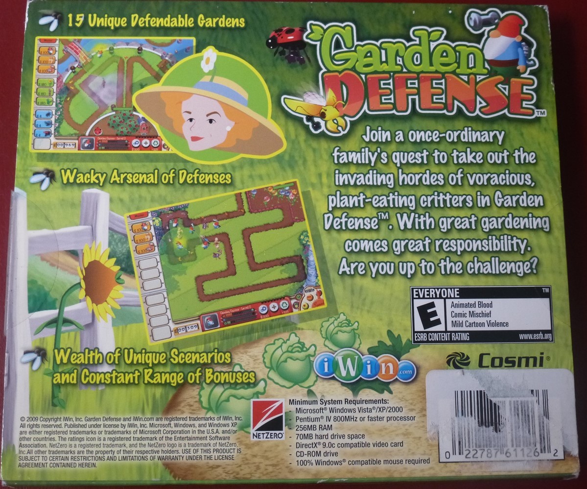 Video Game PC Garden Defense NEW SEALED Jewel