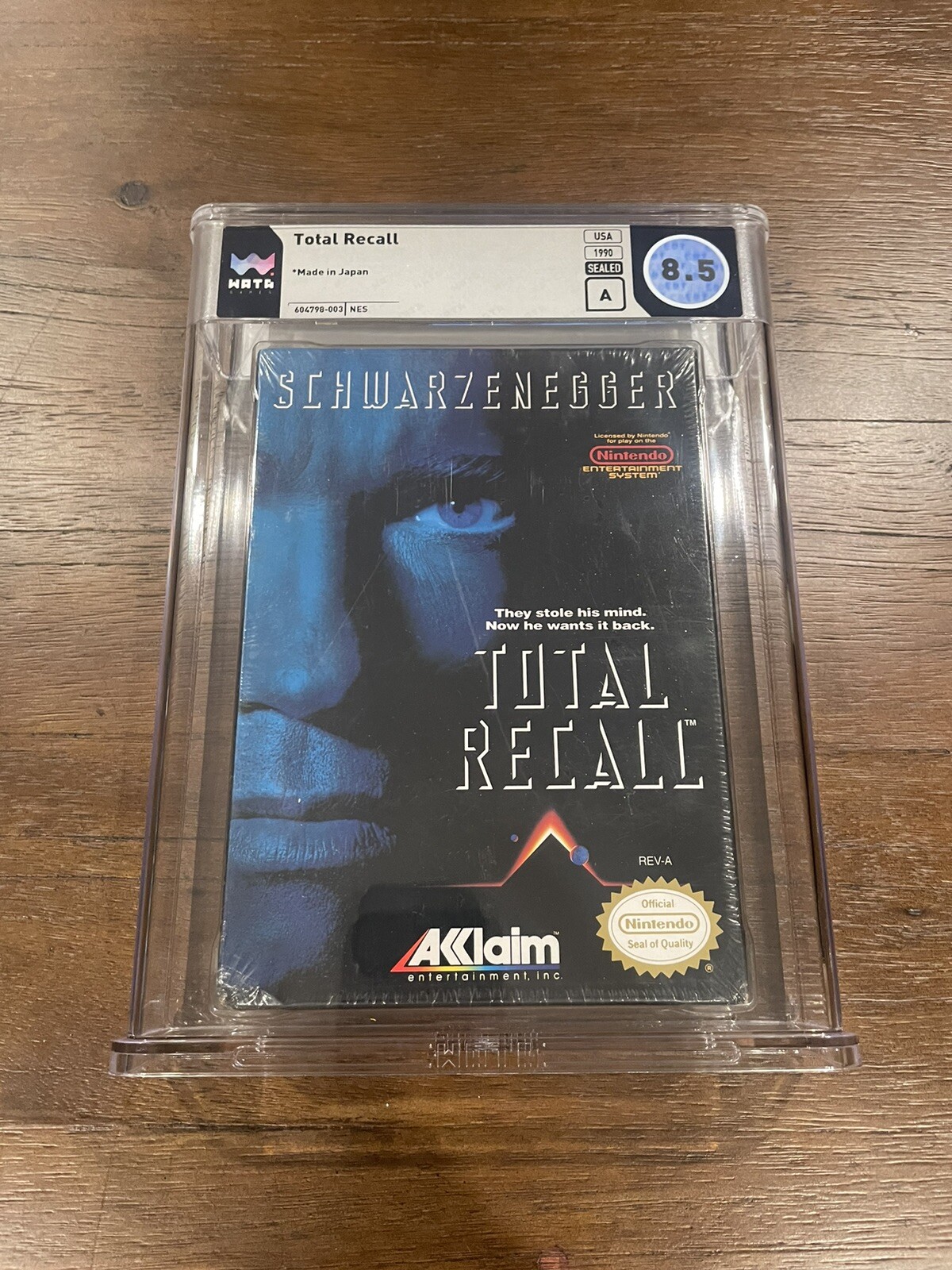 Total Recall (Nintendo Entertainment System, 1990) Sealed Wata Graded 8.5 A