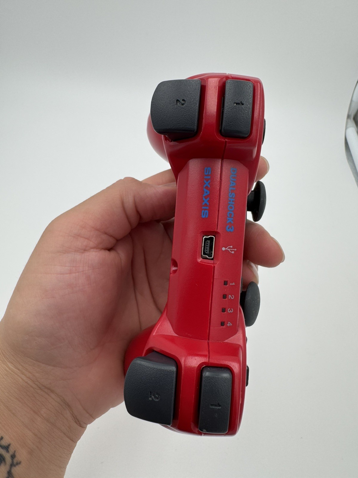 Sony PlayStation PS3 DualShock 3 Wireless Controller – Red OEM Tested