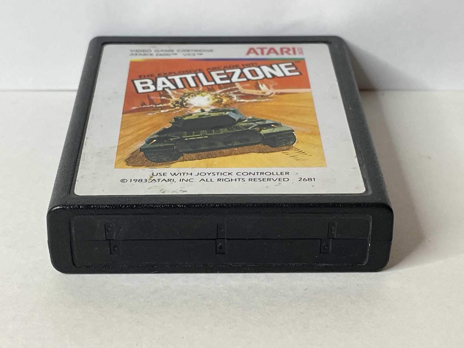 Battlezone (Atari 2600, 1983) Authentic Cartridge Only Cleaned Tested