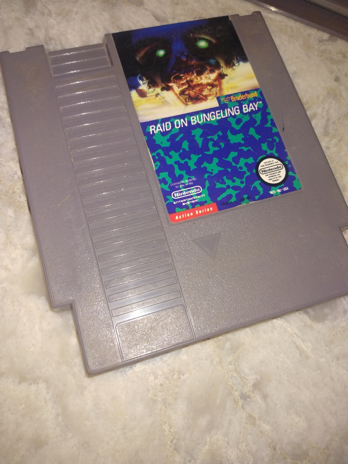 Lot Of 5 NES Games: Bungeling Bay, Heavy Barrell, Renegade, Rescue, Rambo