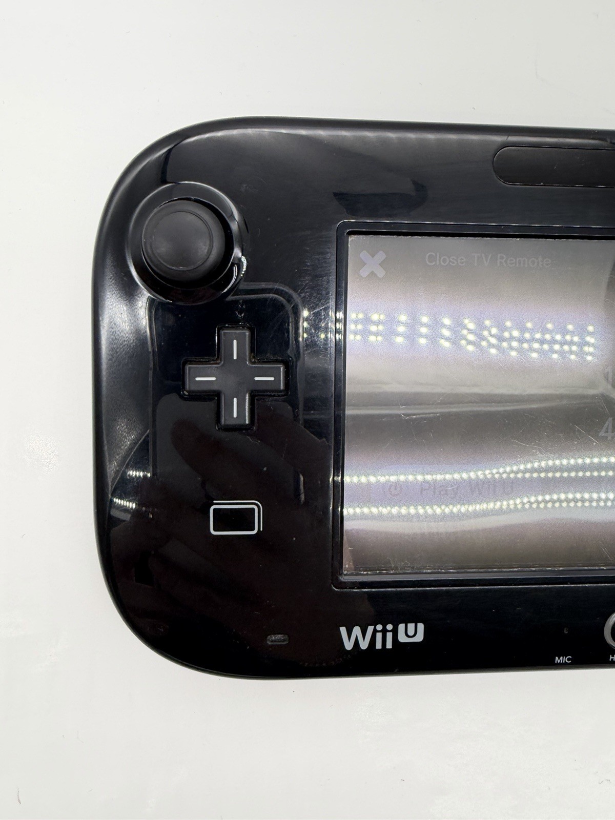 Nintendo Wii U Gamepad Controller Only WUP-010(USA) Black Free shipping~Tested