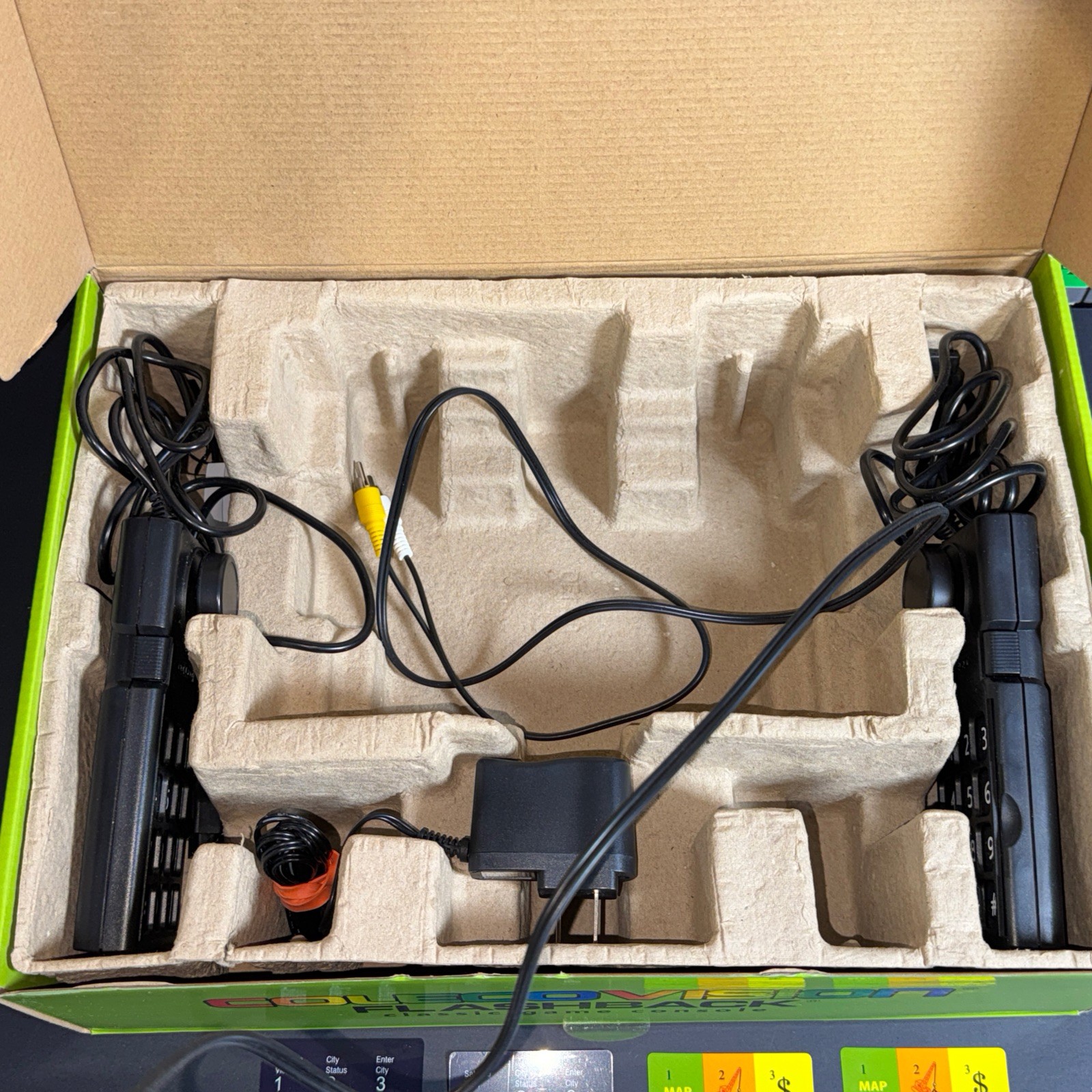 AtGames ColecoVision 32MB Black Game Console Open Box 60 Games Flashback Limited