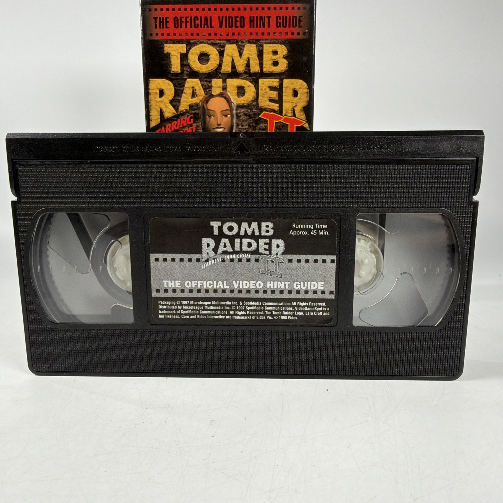 Tomb Raider 2 The Official Video Hint Guide (VHS, 1997) Rare/OOP VHTF