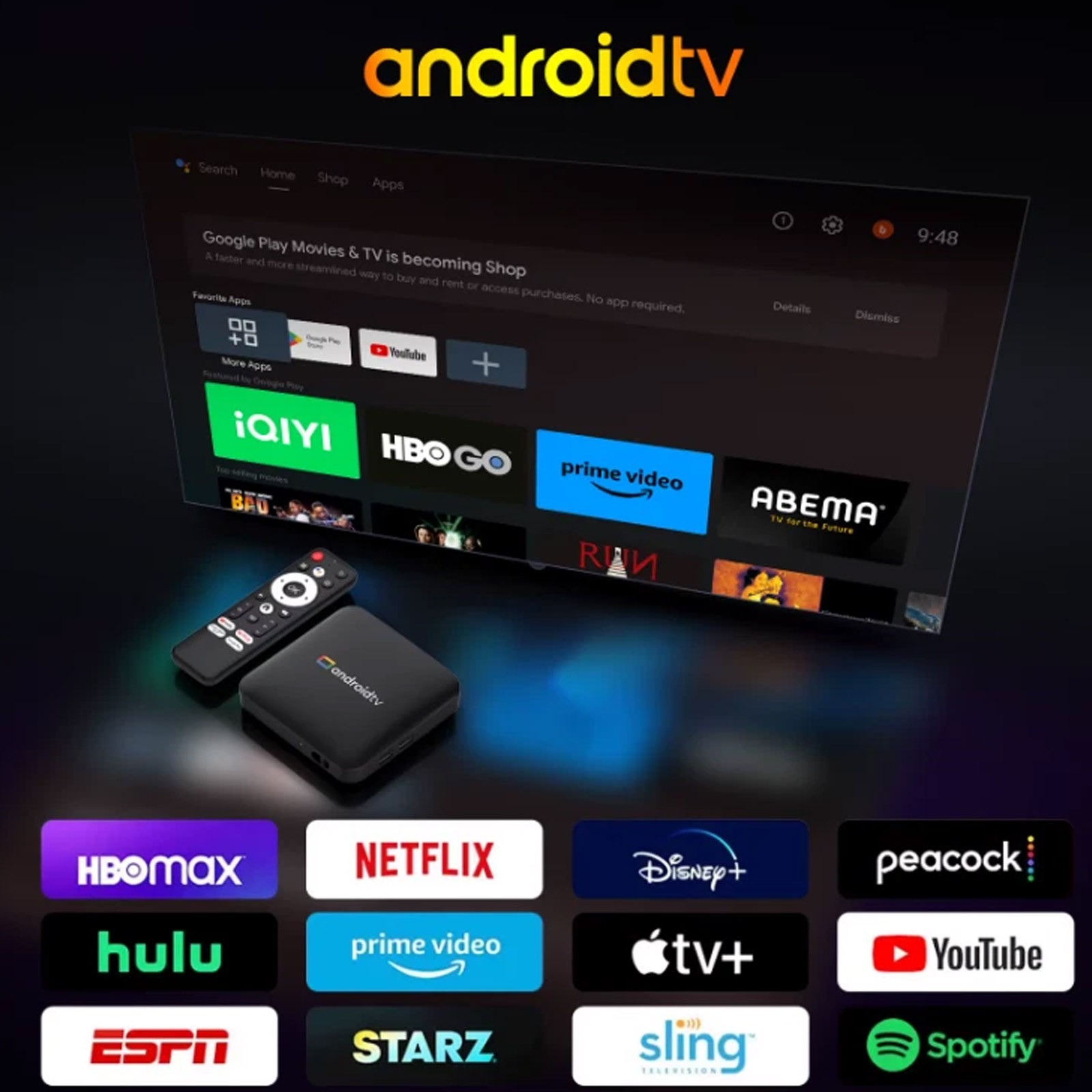 2025 Android 14 Smart TV Box 4K H96 Max UHD 5G WiFi Media Player Quad core 16G