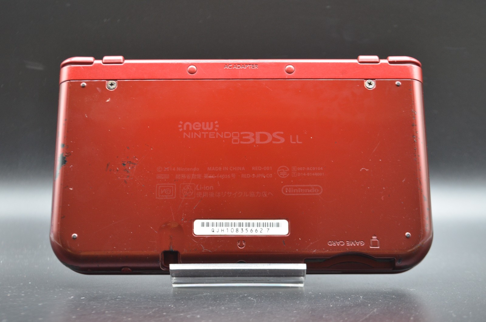 [REGION FREE] NEW Nintendo 3ds ll xl Console Metallic Red Tested game 011