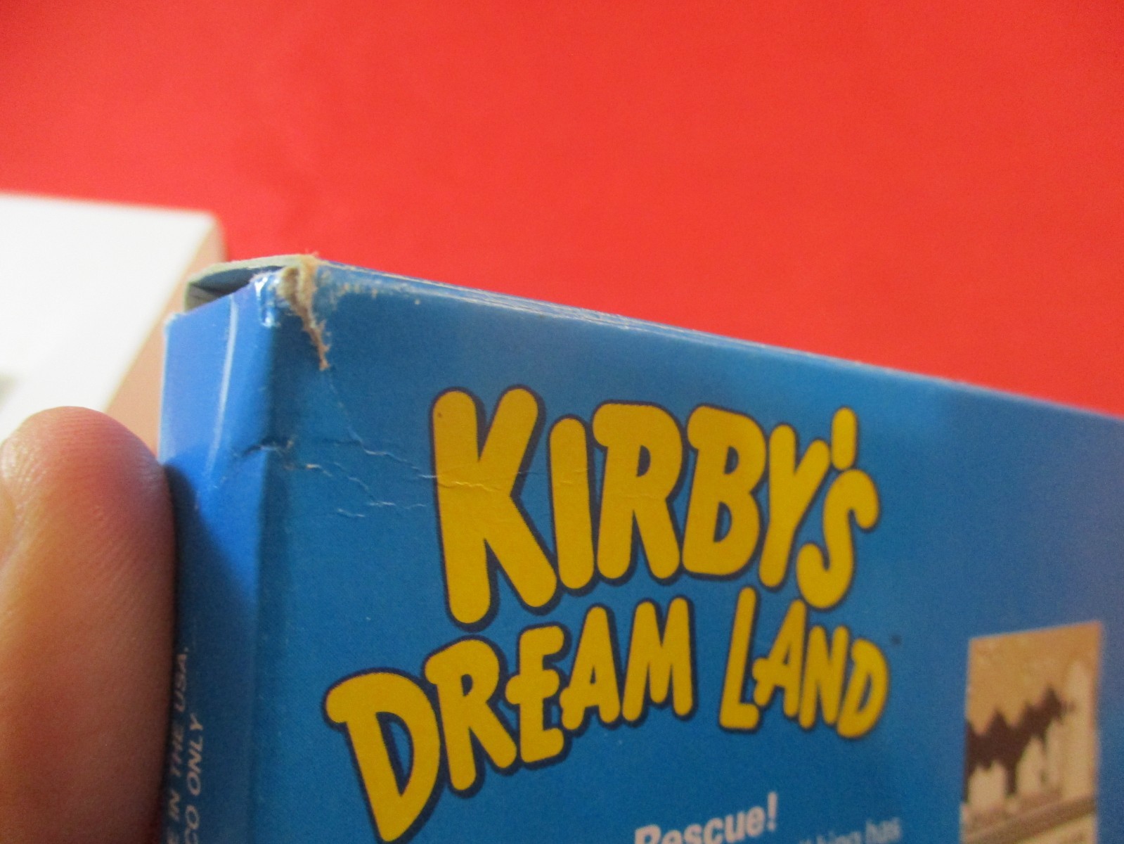 Kirby’s Dream Land (Nintendo Game Boy) COMPLETE w/ Box manual game WORKS!