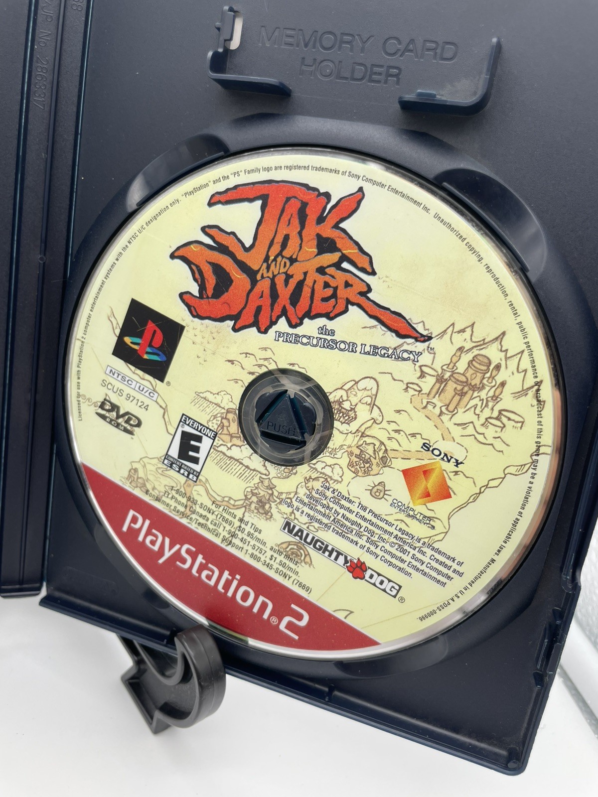 Jak and Daxter – PlayStation 2 PS2 – Game, Map/Poster