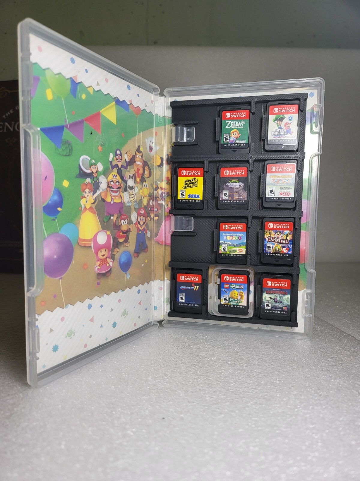 Nintendo Switch 10 Game Card Storage Case Insert