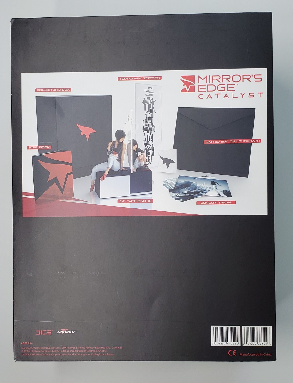 Mirrors Edge Catalyst Collectors Edition Box – GAME NOT INCLUDED PS4 XB1