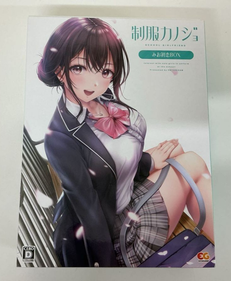 Seifuku Kanojo Mio Hatsukoi BOX Japanese VN PC Game for Windows USED