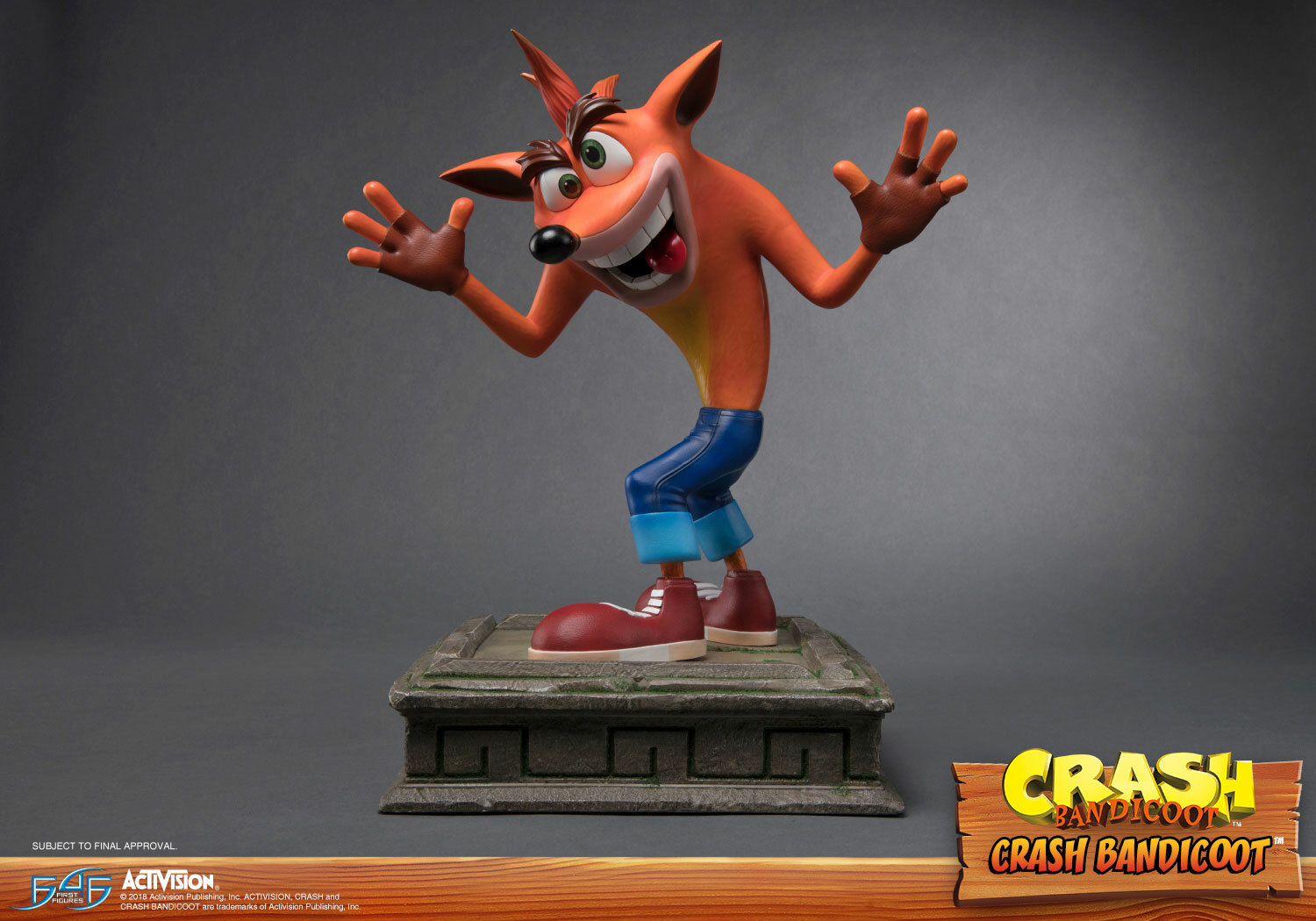 First4Figures Crash Bandicoot Regular Statue MIB