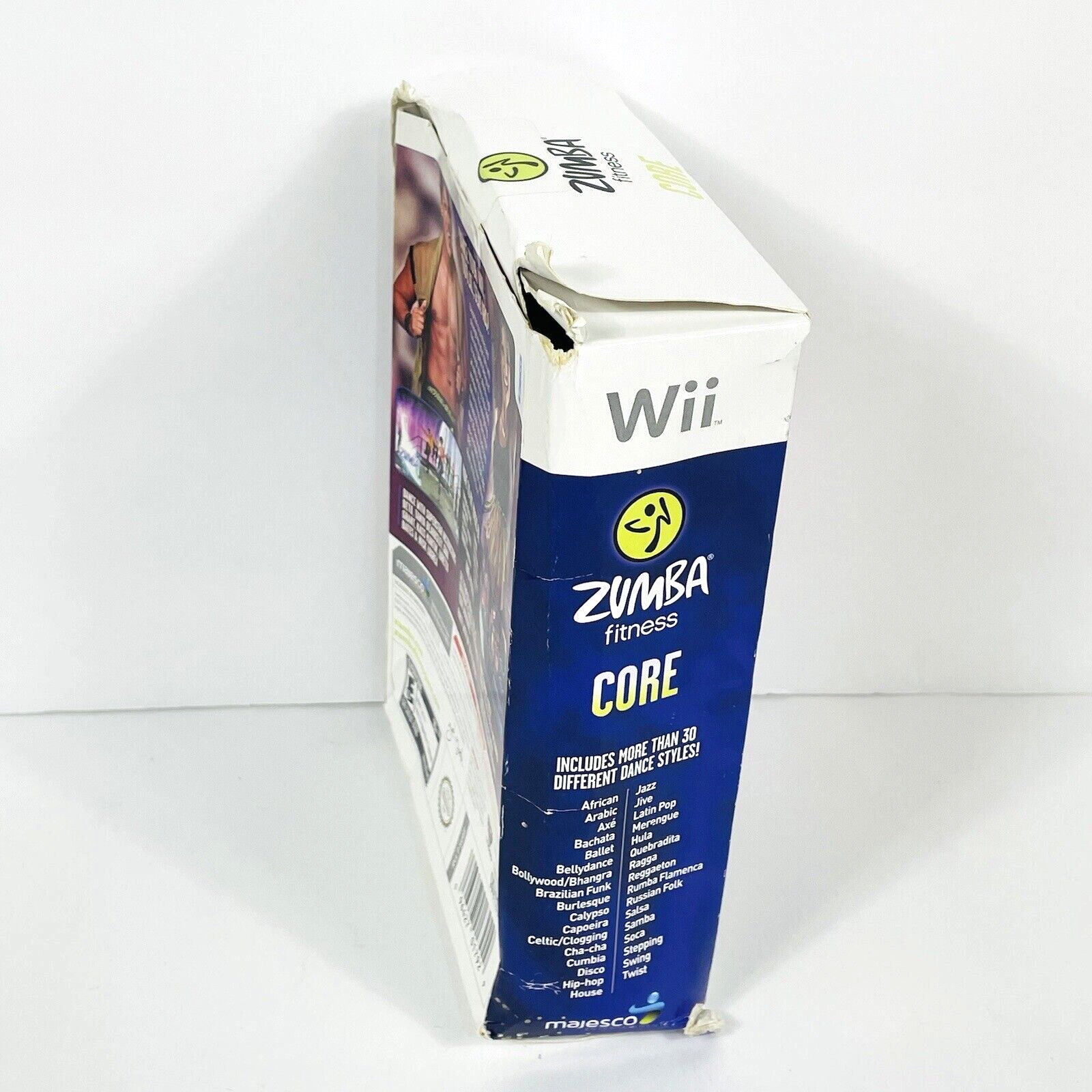 Nintendo Wii Zumba Fitness Core Box Set with game and One Zumba Fitness Belt